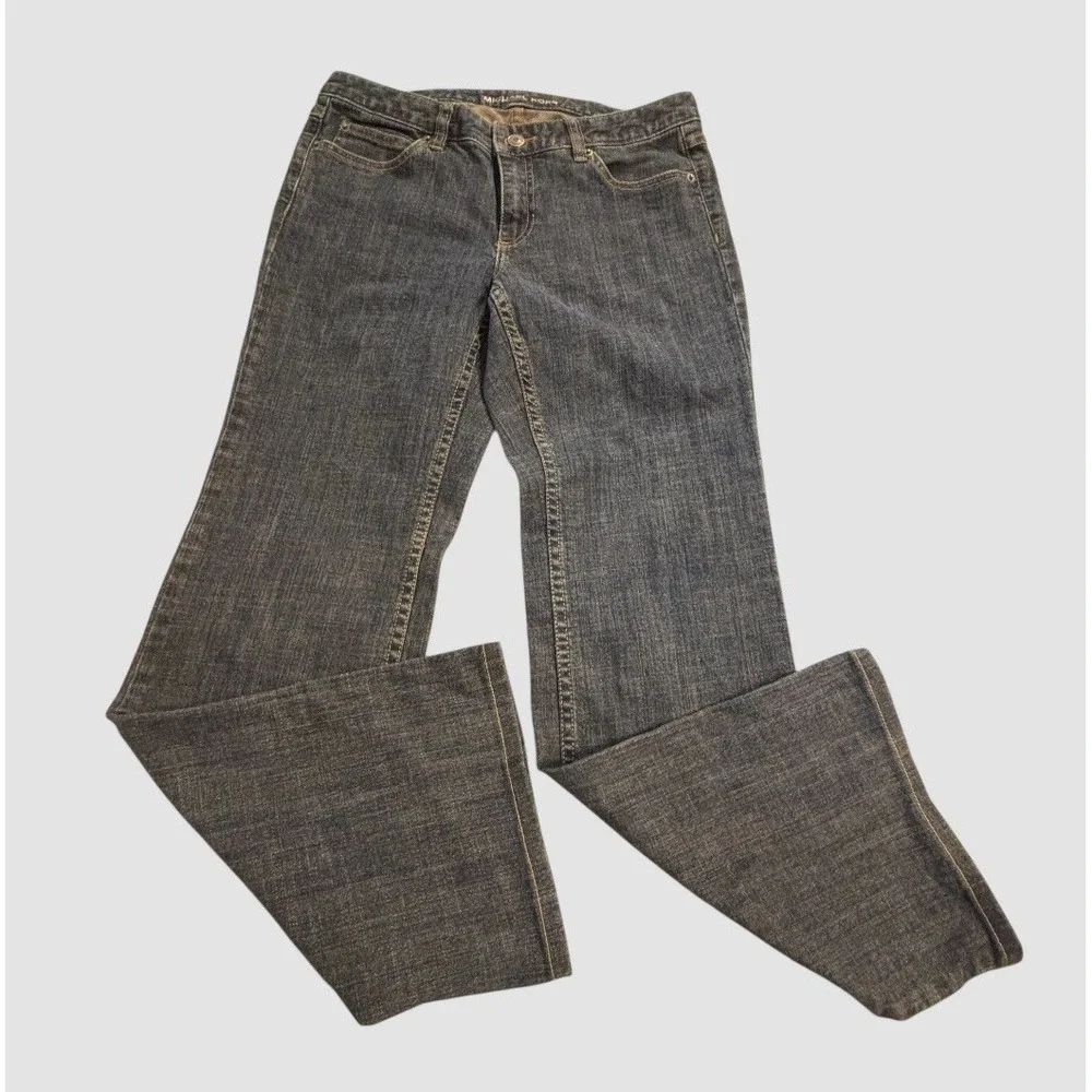Michael Kors Dark Blue Wide Leg Jeans